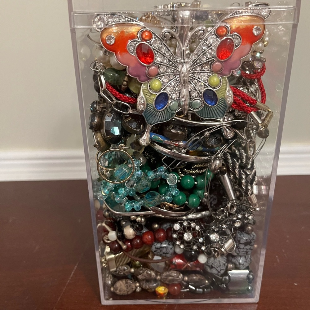 Vintage to Modern Jewelry Jar #AB 30